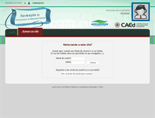 Tablet Screenshot of cursos.caedufjf.net