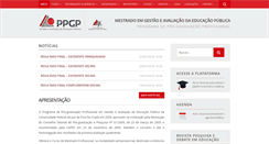 Desktop Screenshot of mestrado.caedufjf.net